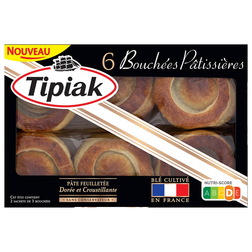 Tipiak - Bouchées pâtissières prêtes à garnir (150g)