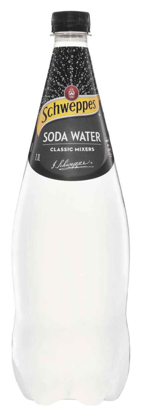Schweppes Soda Water 1.1L