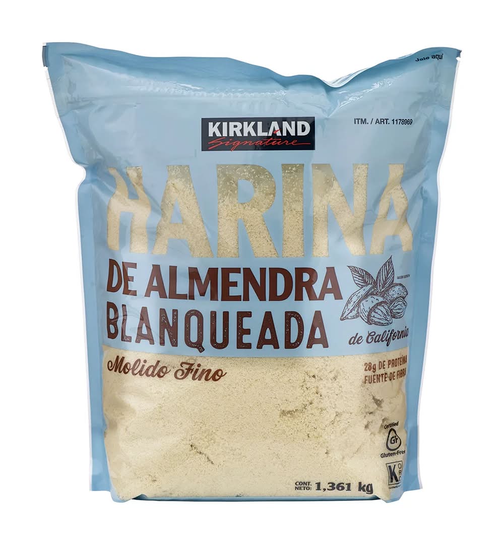 Kirkland Signature · Harina de almendra blanqueada de california sin gluten (1,36 kg)
