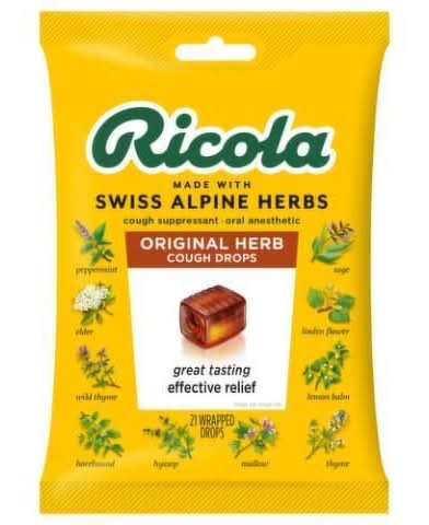 Ricola Cough Drops Original Herb 21ct