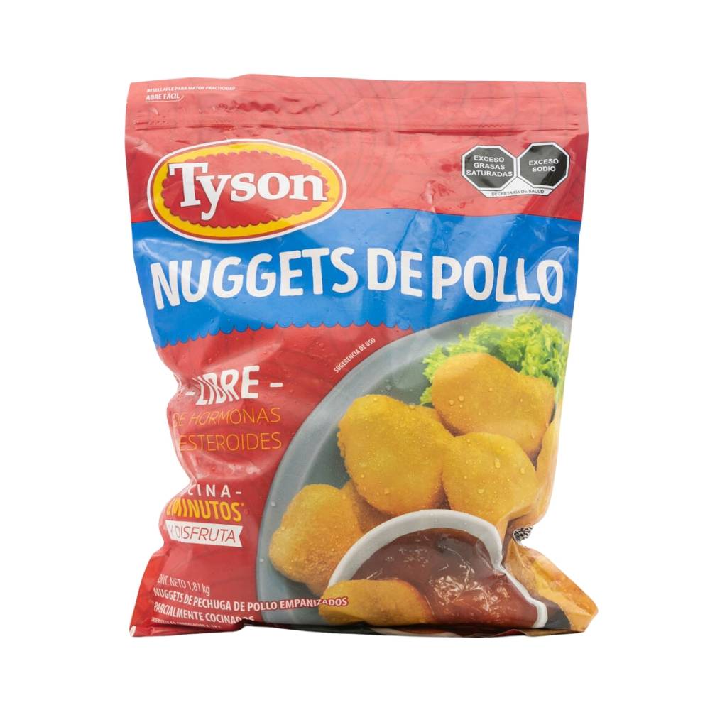 Tyson nuggets de pollo empanizados