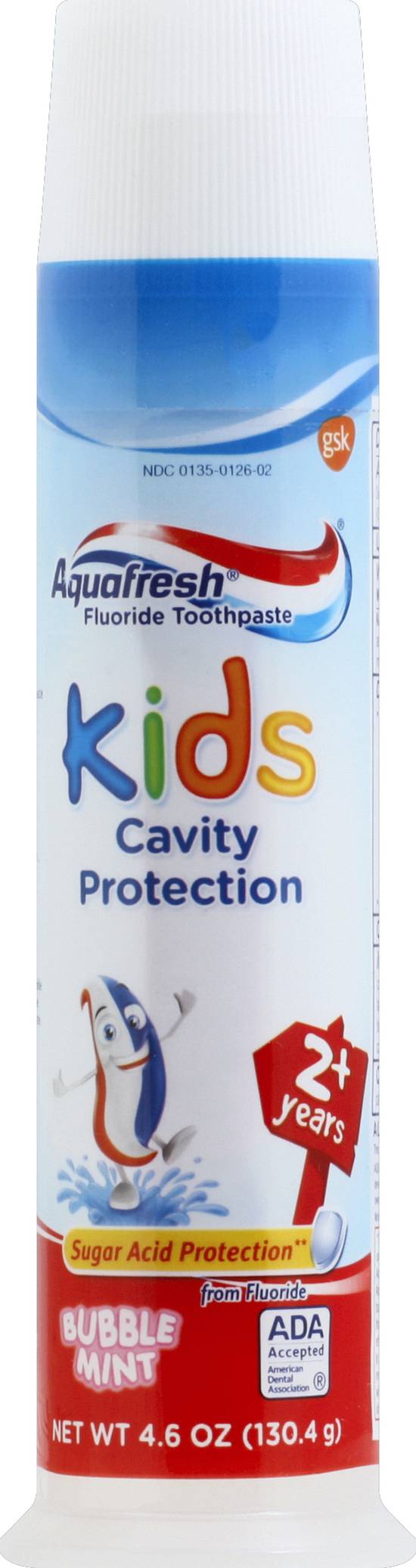 Aquafresh Kids Cavity Protection Toothpaste (bubble mint)