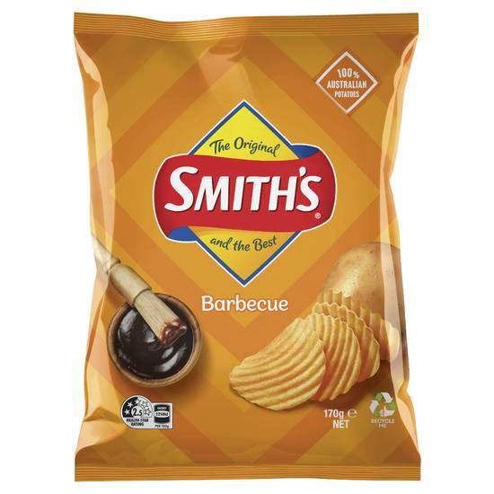 Smith's Crinkle BBQ 170g