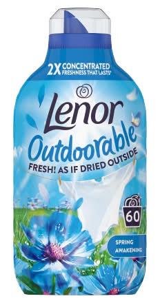 Lenor Spring Awakening, Outdoorable Fabric Conditioner 60 Washes (840ml)