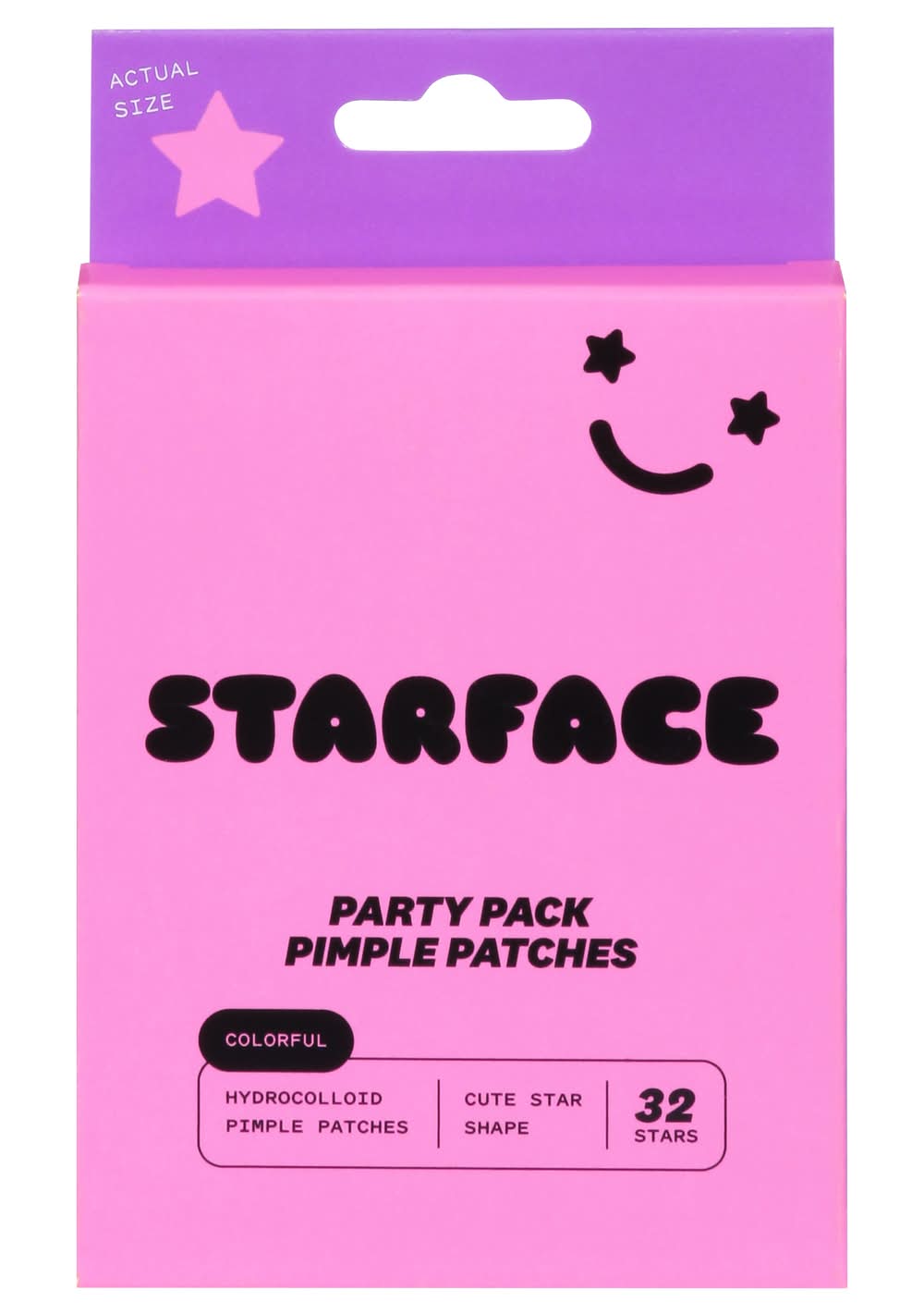 Starface Star Shaped Pimple Patches Party pack (32 ct)