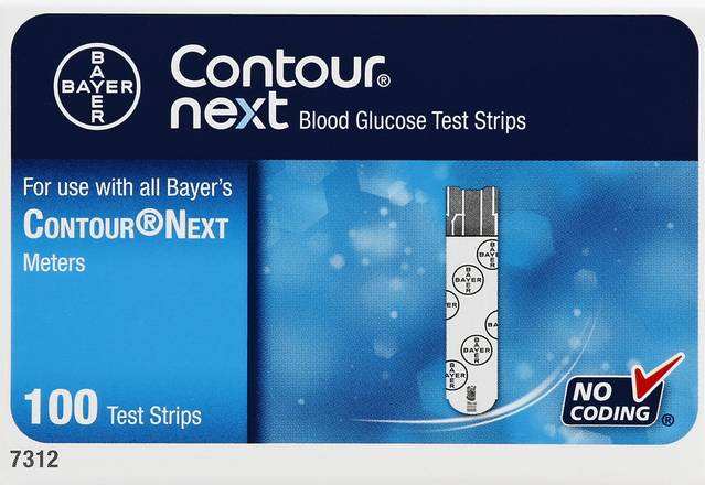 Bayer Contour Next Blood Glucose Test Strips