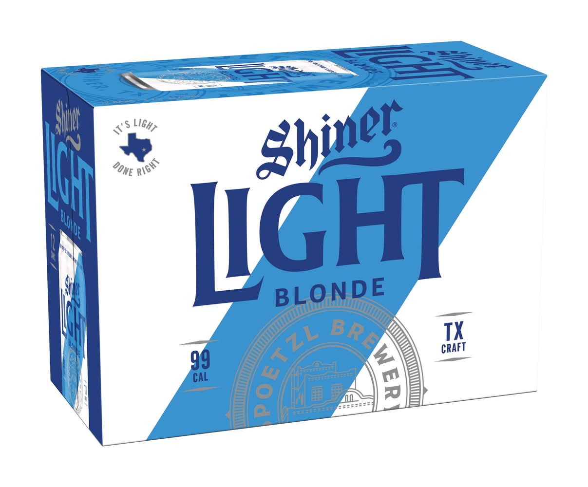 Shiner Light Blonde Beer (12 x 12 fl oz)