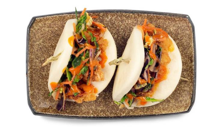 Chicken bao buns (veo)