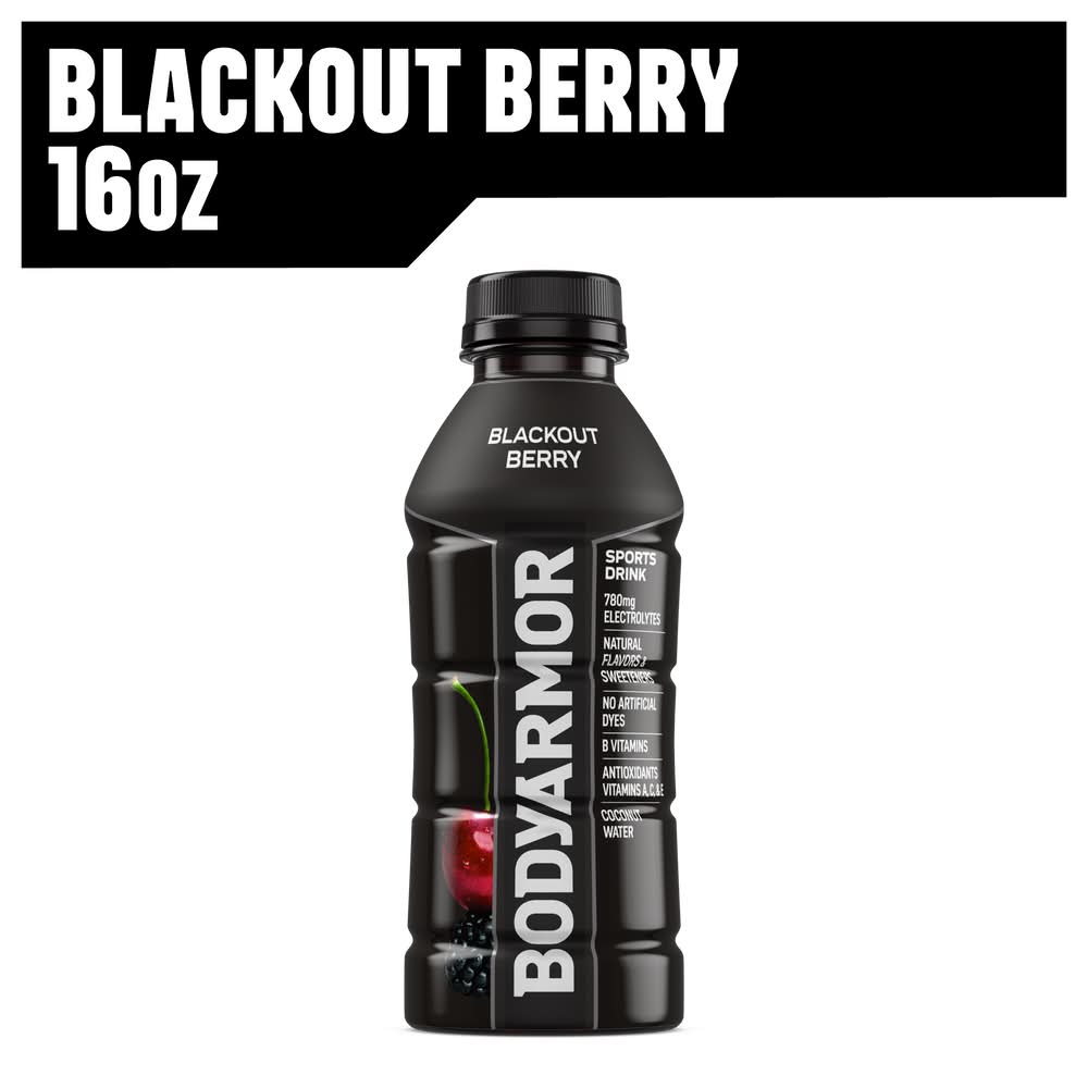 BODYARMOR Sports Drink, Blackout Berry (16 fl oz)