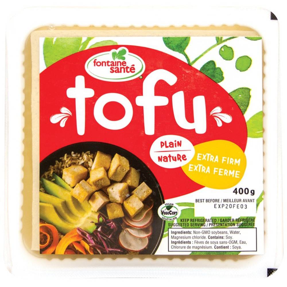 Fontaine Santé Extra Firm Tofu Plain (400 g)