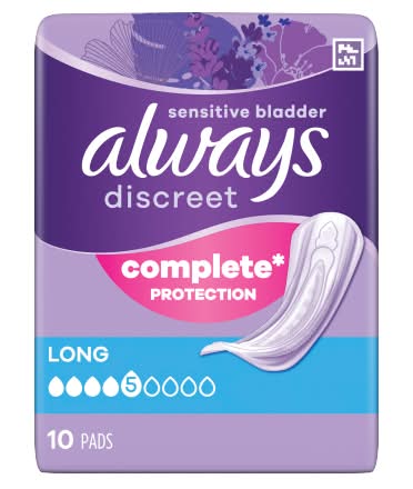Always Sensitive Bladder Complete Protection Pads (10 pack)