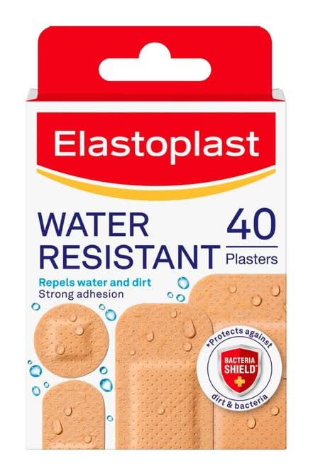 Elastoplast Water Resistant Plastic Plasters (40 Pcs) (367607)