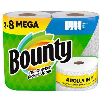 Bounty Select a Size Paper Towel Mega Rolls (2 ct)