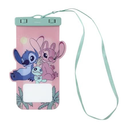 Disney IPX7 Waterproof Phone Pouch Stitch/Angel/Scrump