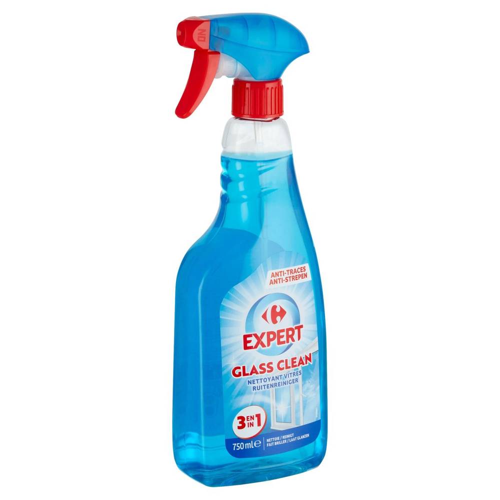 Carrefour Expert Glass Clean Nettoyant Vitres 3 en 1 750 ml