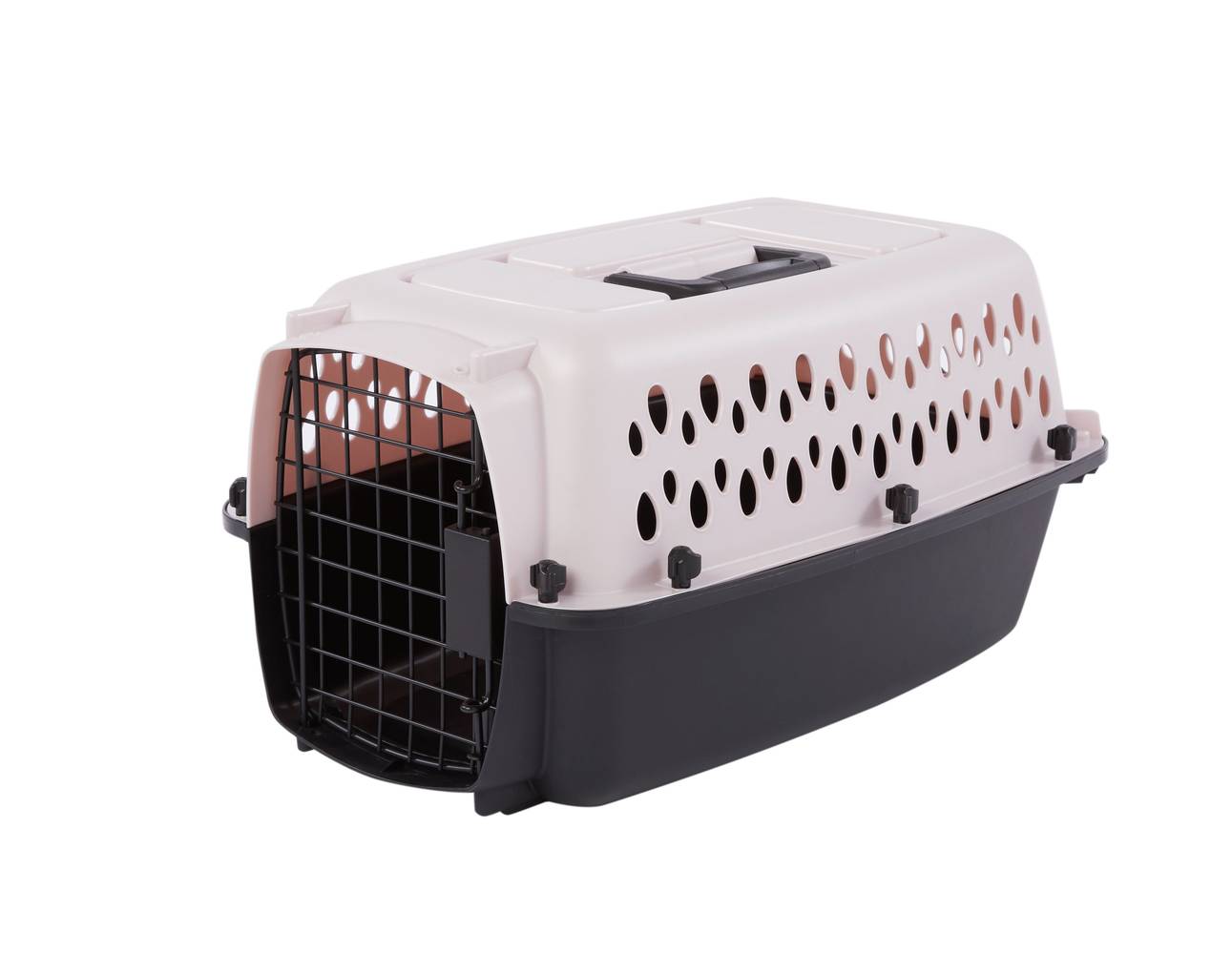 Top Paw Plastic Portable Dog Kennel, 19" x 12" x 10.5"