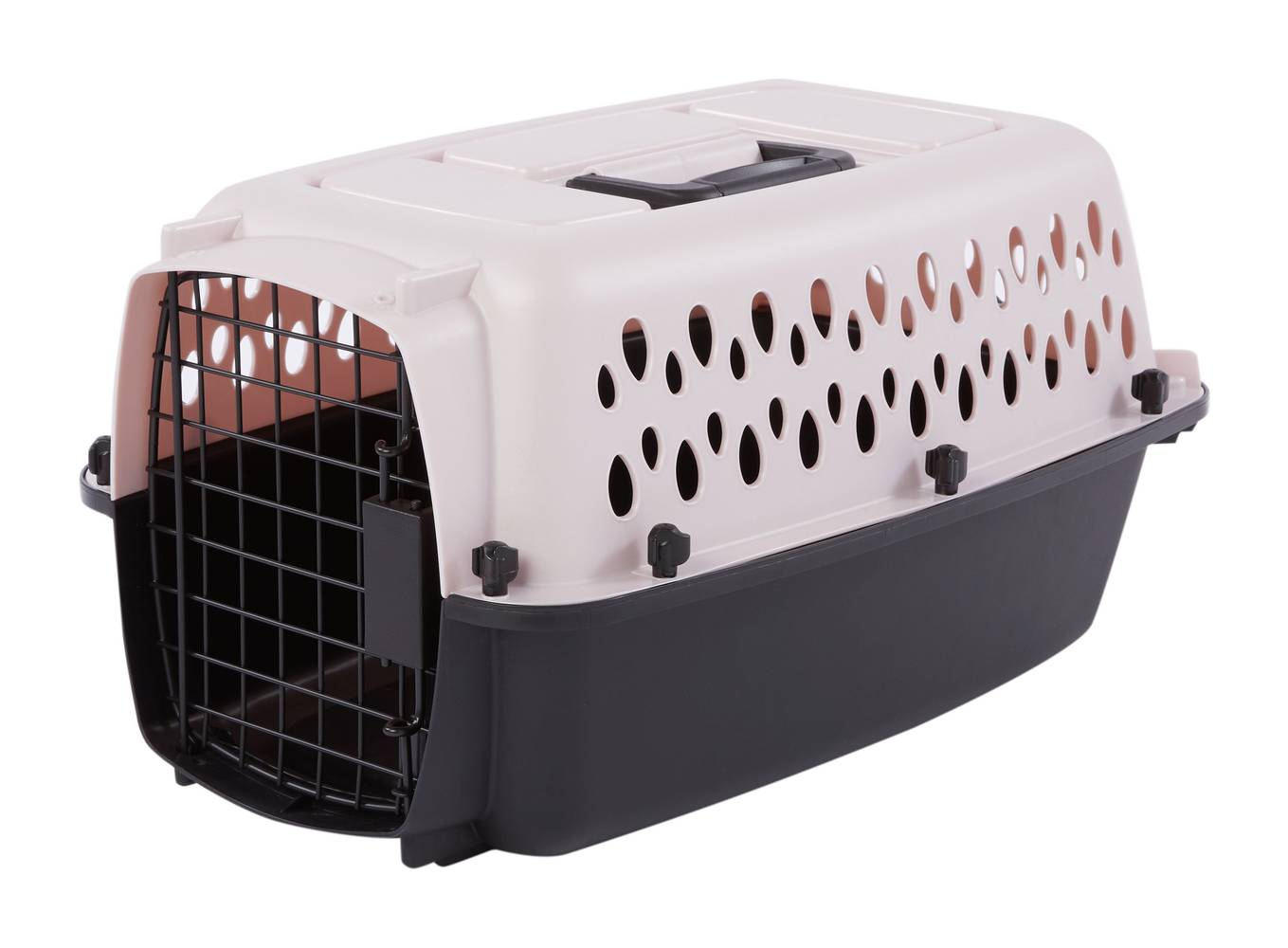 Top Paw Plastic Portable Dog Kennel, 19" x 12" x 10.5"