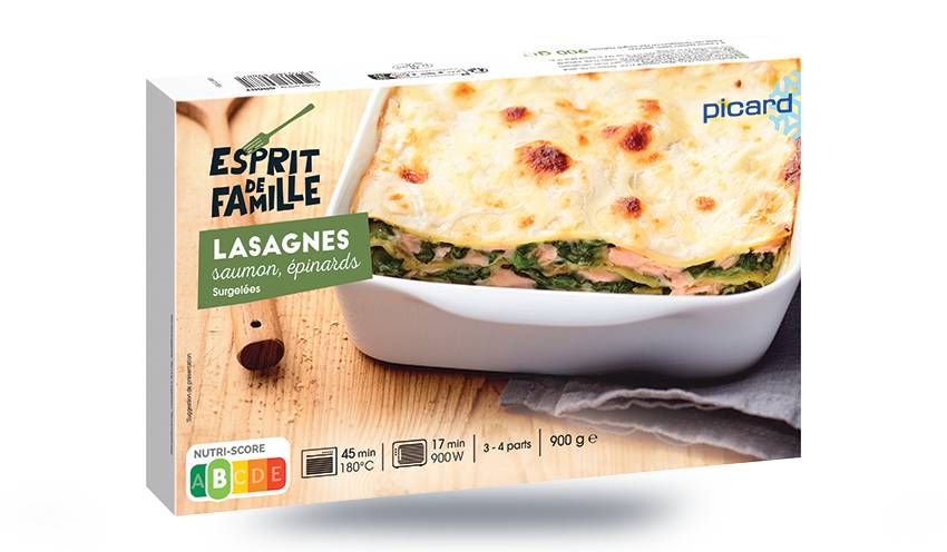 Lasagnes au saumon et aux épinards