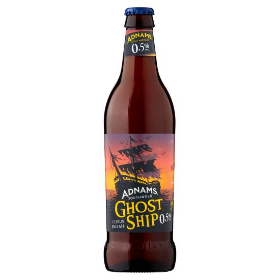 Adnams Southwold Ghost Ship 0.5% Citrus Pale Ale Beer (500ml)