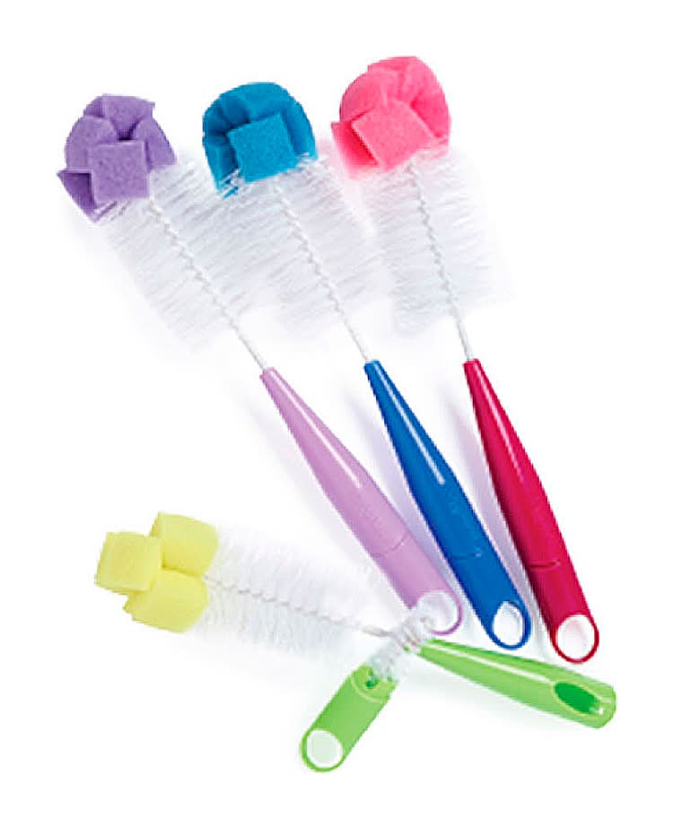 Evenflo · Escobillón doble con esponja (150 g)