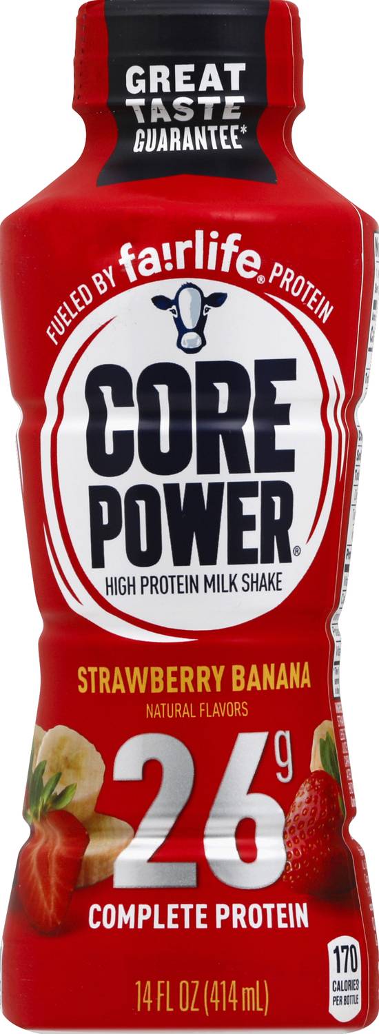 Core Power Strawberry Banana Protein Milk Shake (14 fl oz)