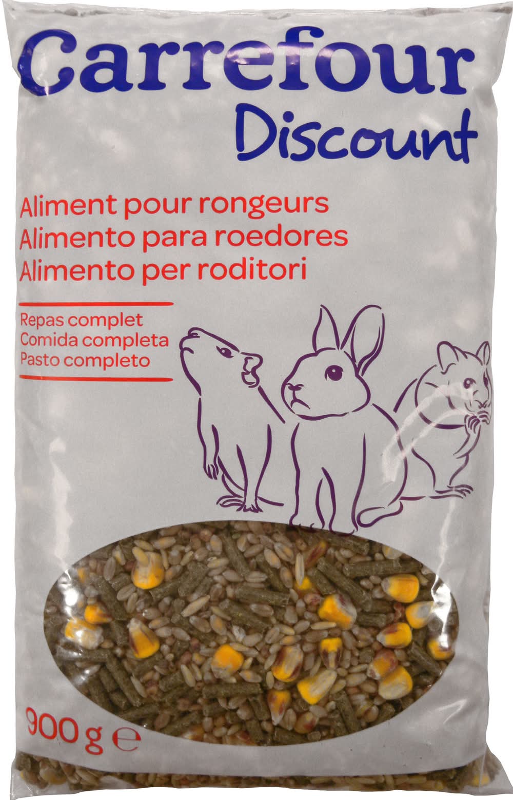 Carrefour Discount - Aliment pour rongeurs (900g)