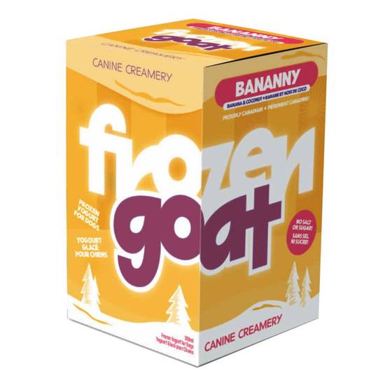 Hungry Hunter Goat Bananny Frozen Dog Treat (3 x 100 ml)