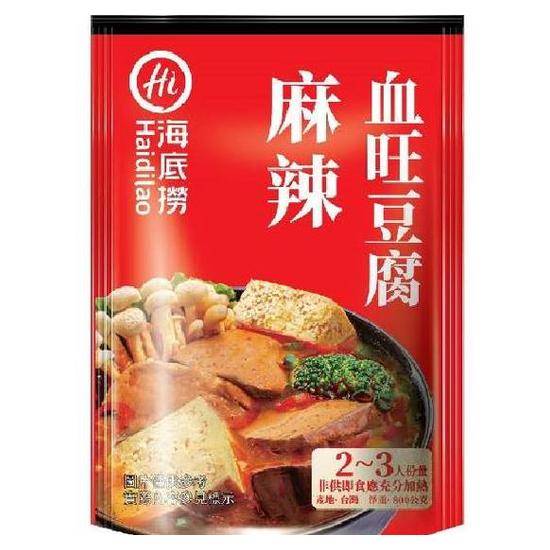 海底撈麻辣血旺豆腐火鍋湯底800g