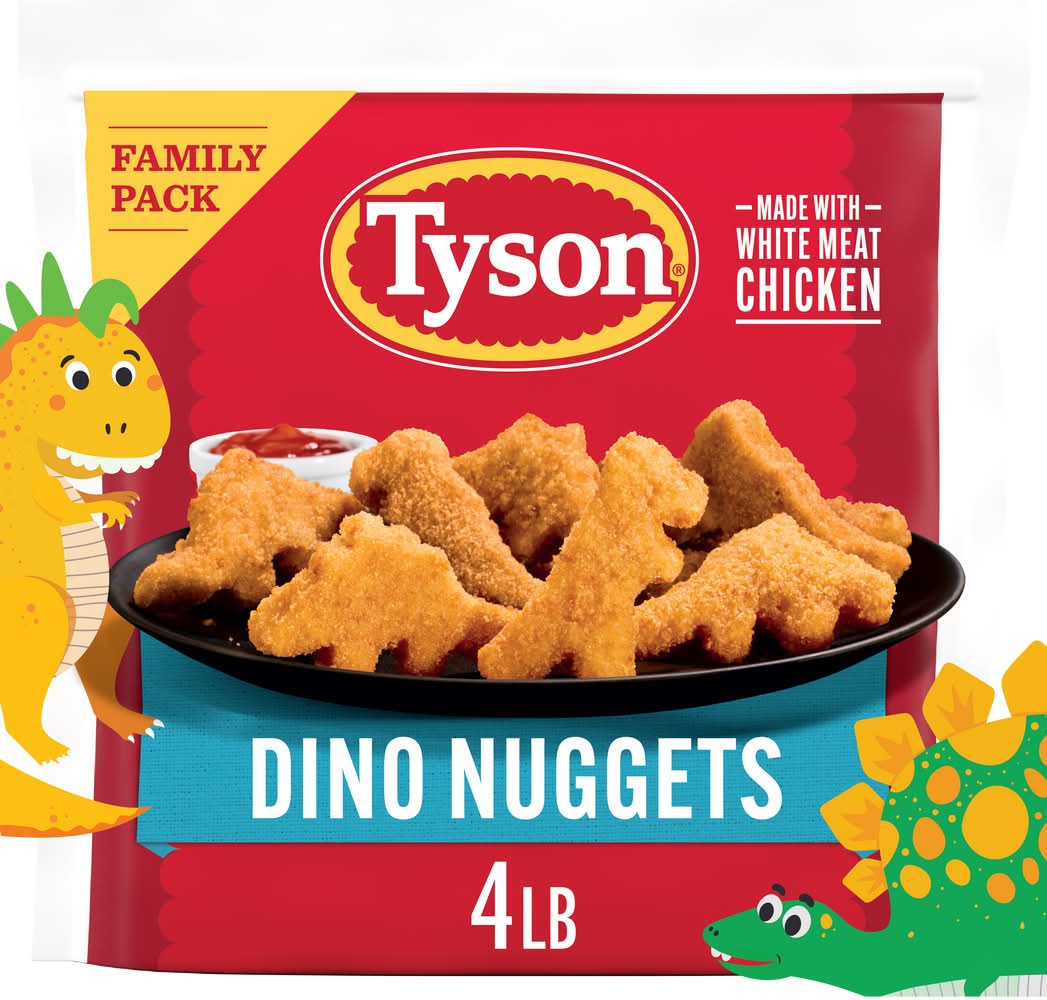 Tyson Fully Cooked Breaded Shaped Chicken Fun Nuggets (1.81 kg)