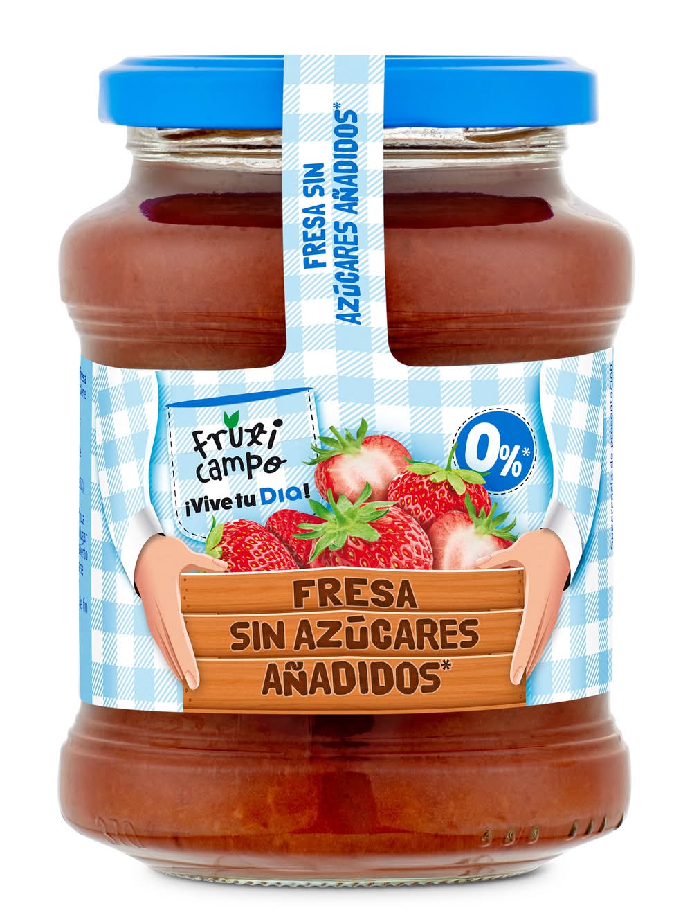 Mermelada De Fresa 0% Sin Azúcares Añadidos Fruticampo De Dia Frasco 330 G