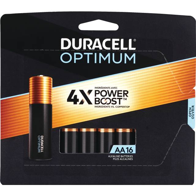 Duracell Optimum Power Boost Alkaline Batteries