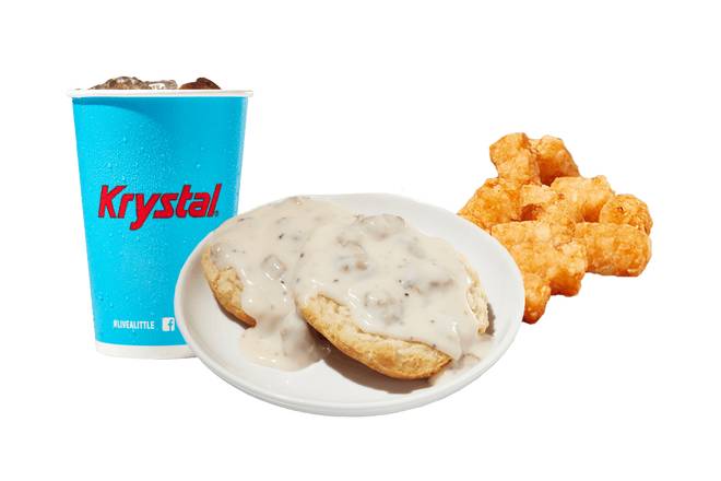 Sausage Gravy Biscuit Combo