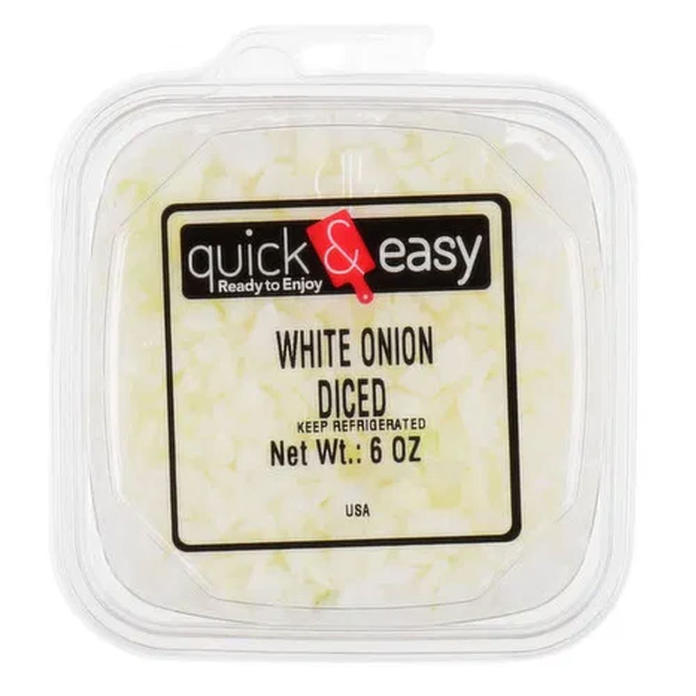 Crazy Fresh Diced White Onion (6 oz)