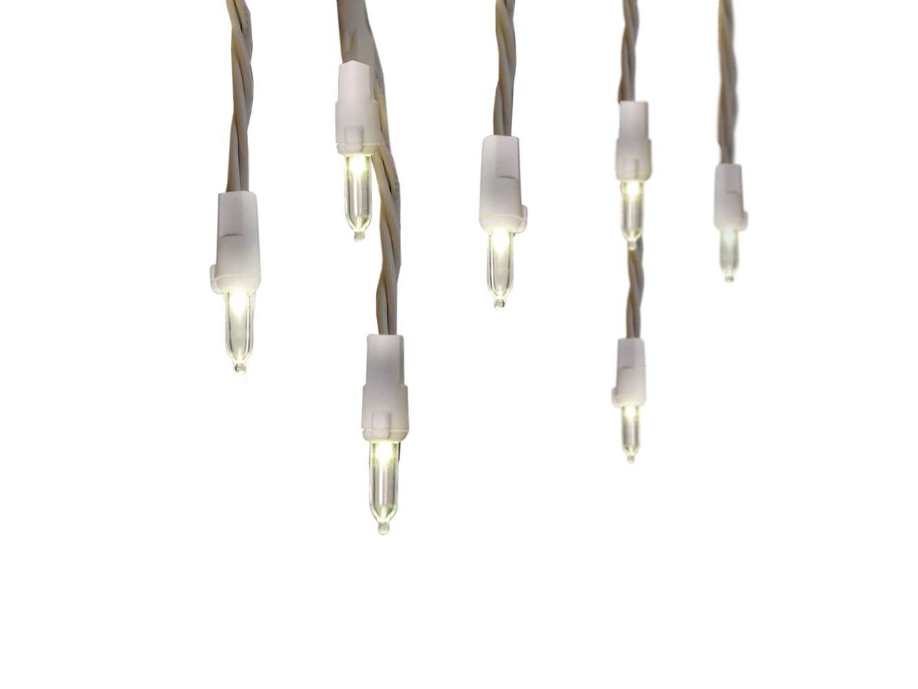 GE 150-Count StayBright Warm White LED Icicle Christmas Lights | 90886LO