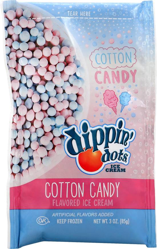Dippin Dots Frozen Cotton Candy Ice Cream (3 oz), Delivery Near You