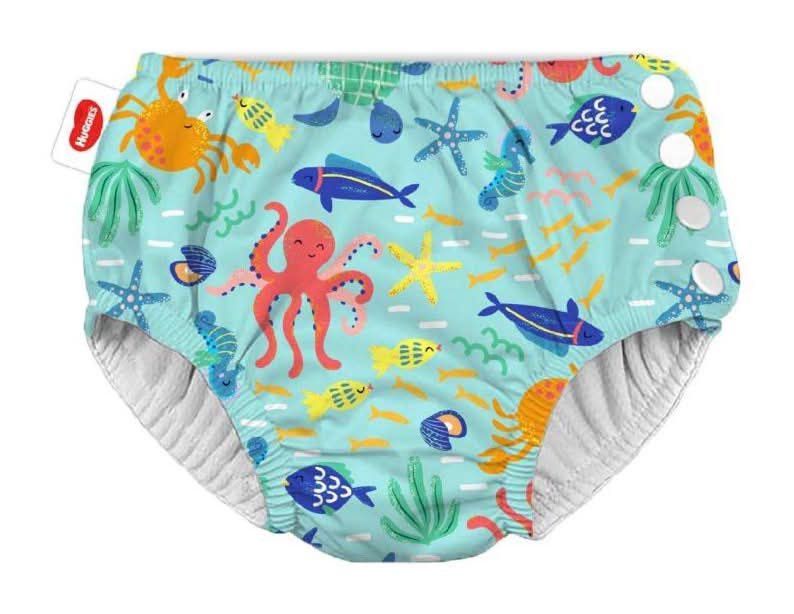 Huggies Little Swimmers Reusable Swim Nappy - Size 5-6 (15Kg+) - Under The Sea