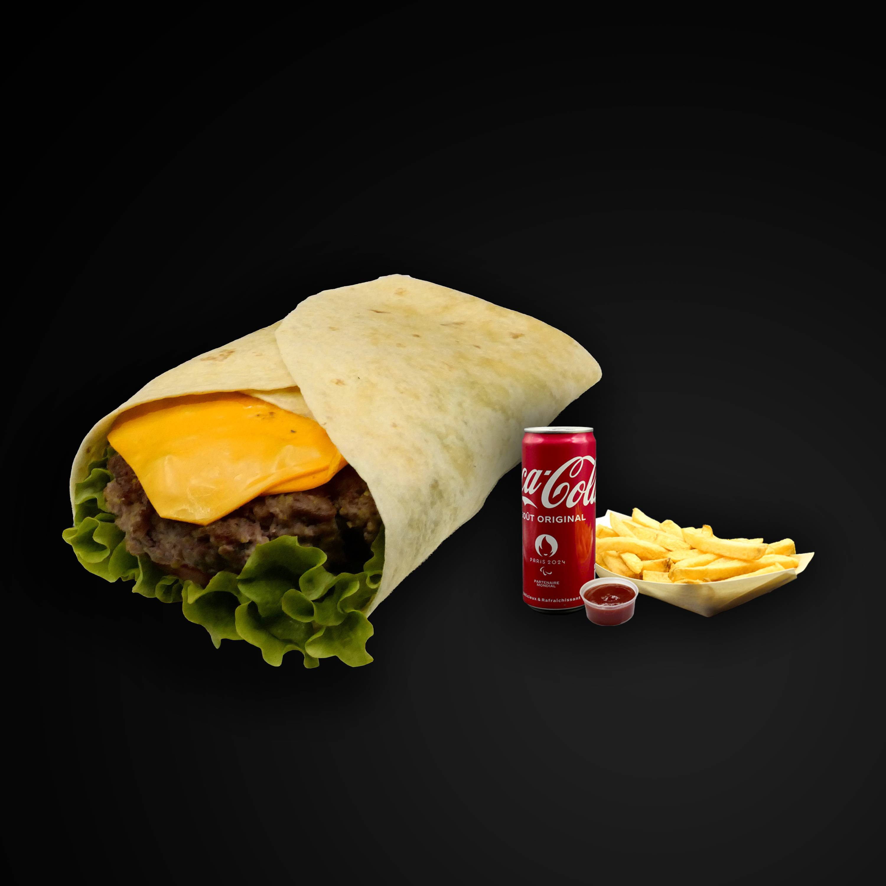 Menu wrap steak