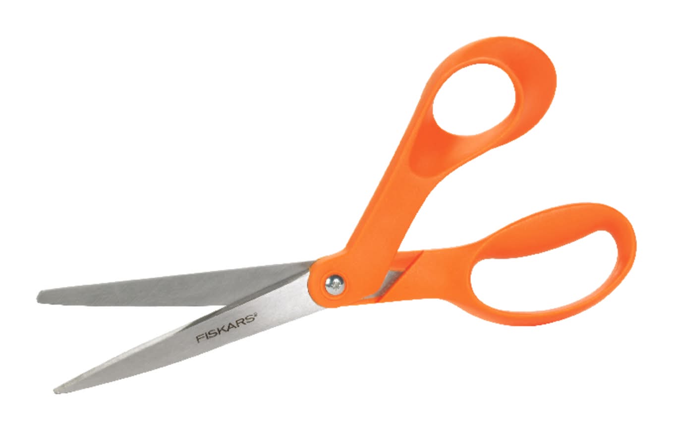Fiskars 4 In. L Stainless Steel Bent Scissors 1 Pc