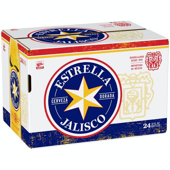 Estrella Jalisco Mexican Pale Lager Beer (24 ct, 12 fl oz)