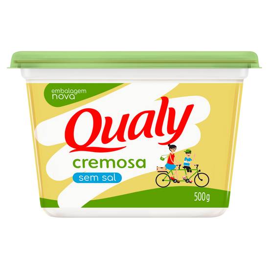 Qualy margarina cremosa sem sal qmix (500 g)