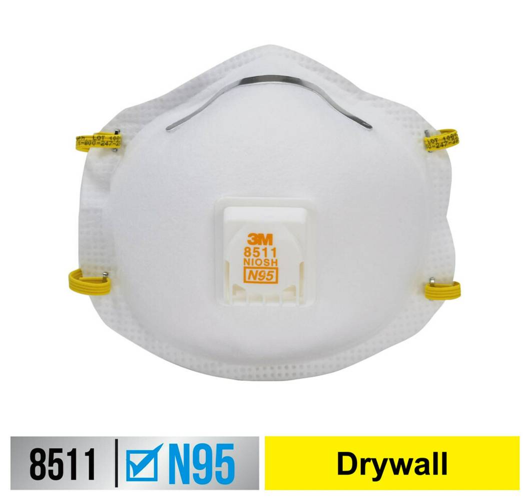 3M Drywall Sanding Respirator With Cool Flow Valve (2 ct)