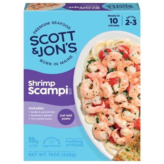 Scott & Jons Shrimp Scampi Meal Kit