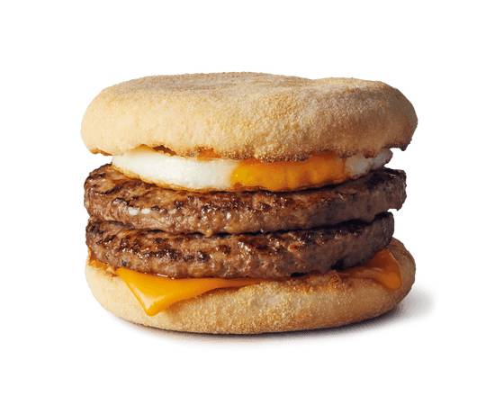 Double Sausage & Egg McMuffin