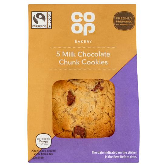 Co-Op Milk Chocolate Chunk Cookies