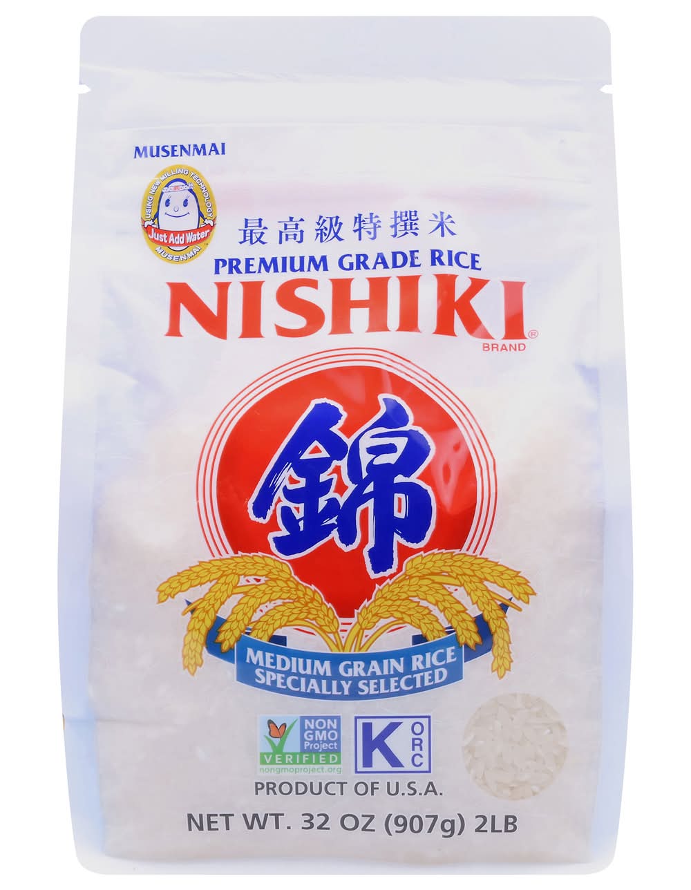 Nishiki Premium Grade Medium Grain Rice (32 oz)