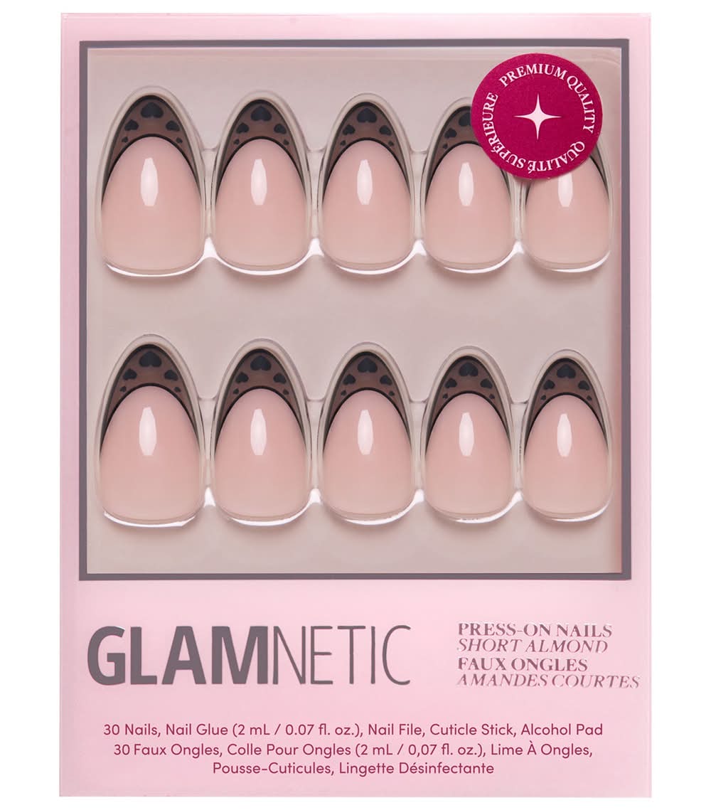 Glamnetic Premium Press-On Nail Kit Love Noir
