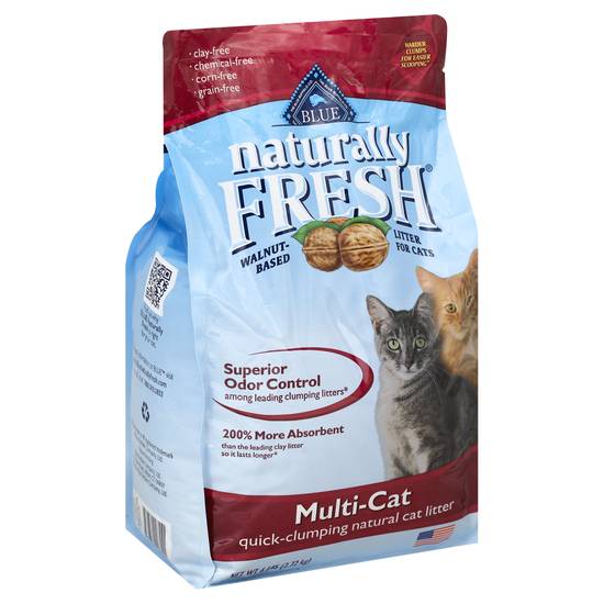 Blue naturally fresh cat hot sale litter