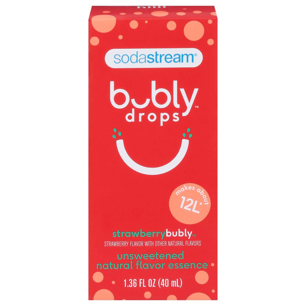 SodaStream Bubly Drops, Strawberry (1.36 fl oz)