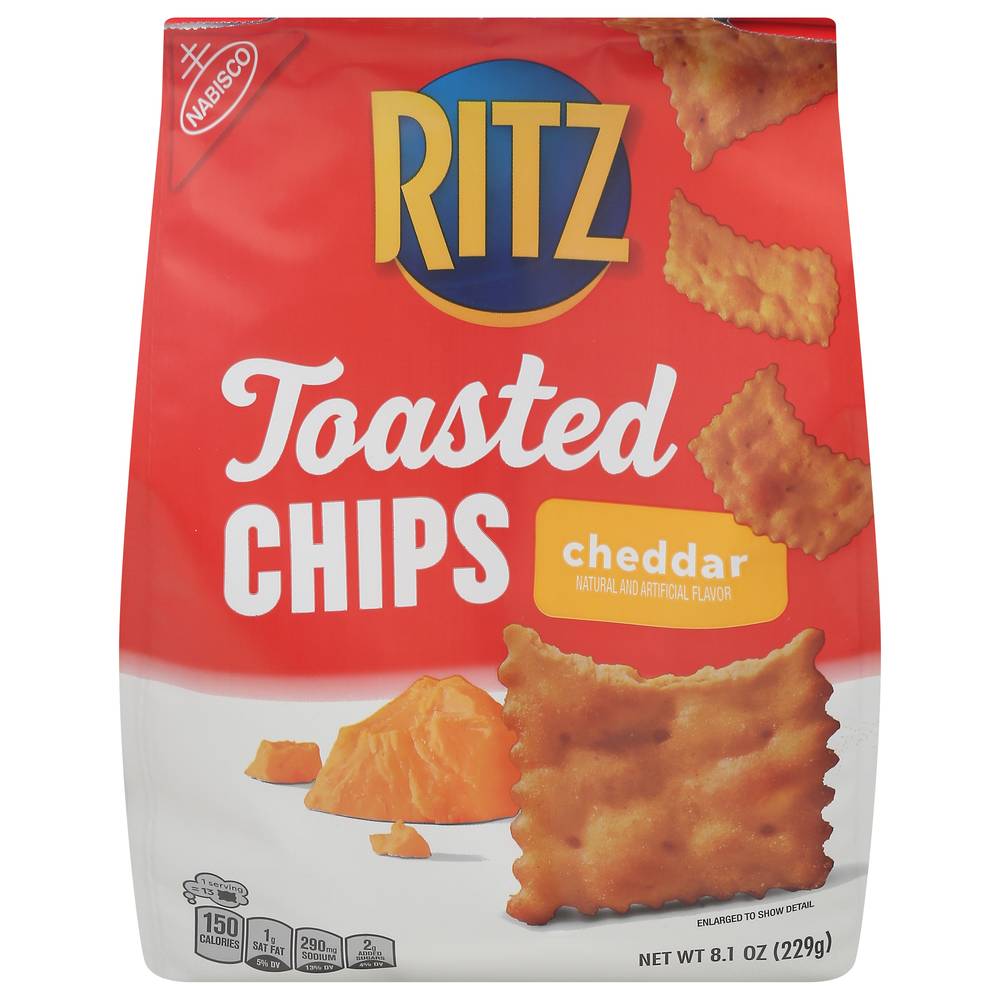 Ritz Cheddar Toasted Chips (8.1 oz)