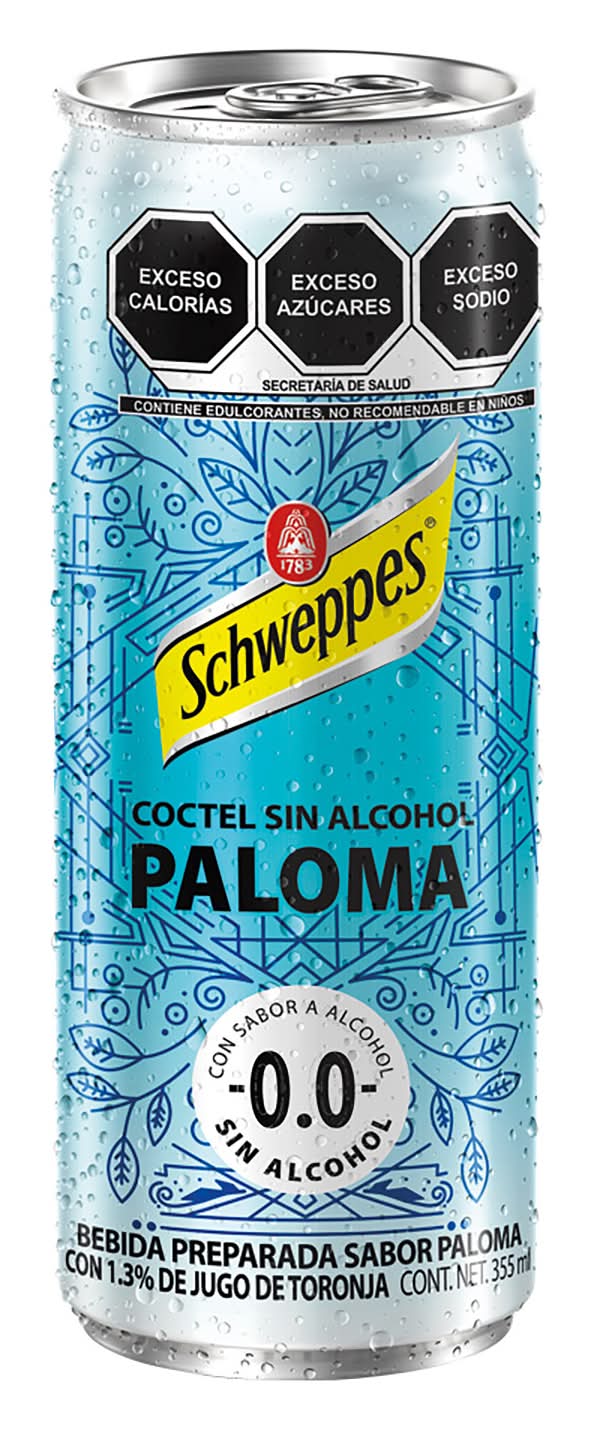 Schweppes · Cóctel sin alcohol paloma (355 ml)